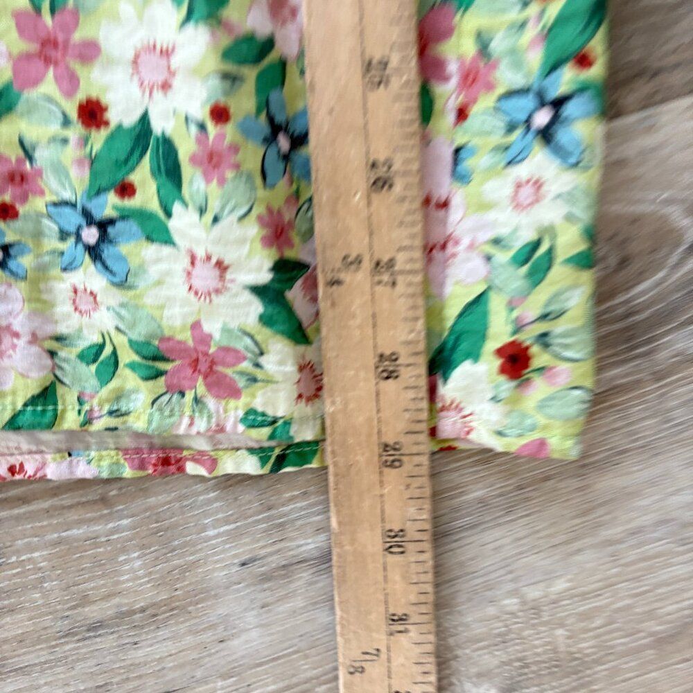 Akira Floral Wide Leg Jumpsuit Size S | Pastel Garden Print | Corset Bust - Picture 8 of 15